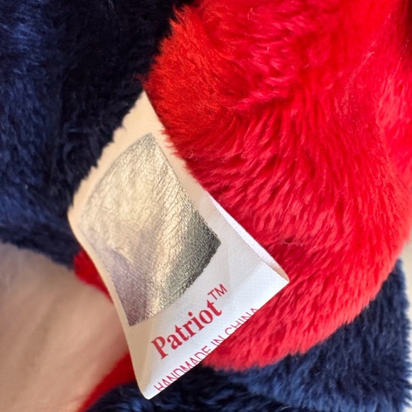 Ty Beanie Baby Patriotic Bear in Red, White, and Blue - Picture 4 of 8